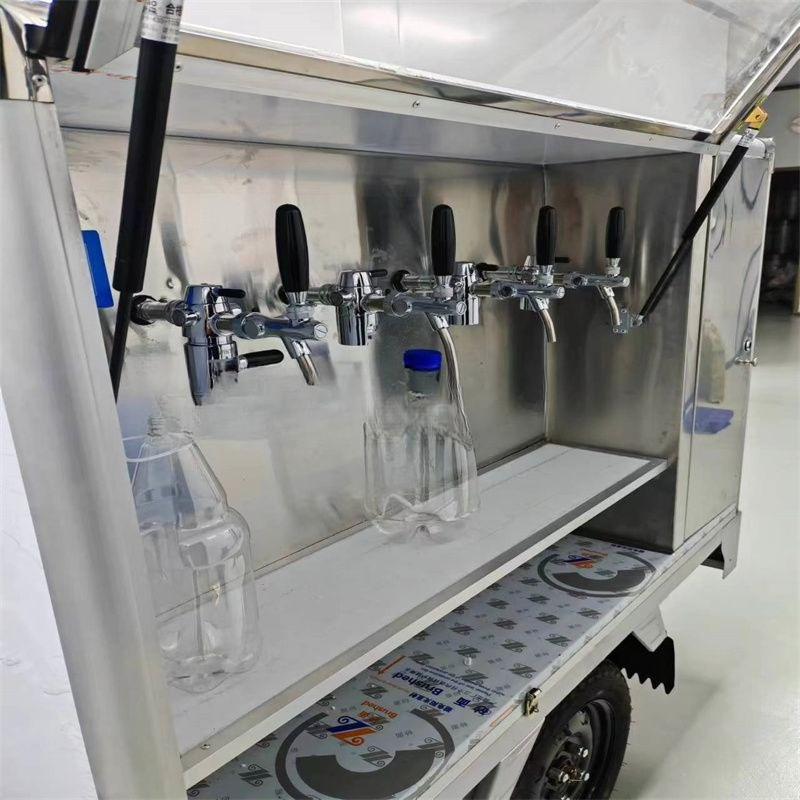 Wine Beer Truck - Craft beer mobile three-wheel wine truck