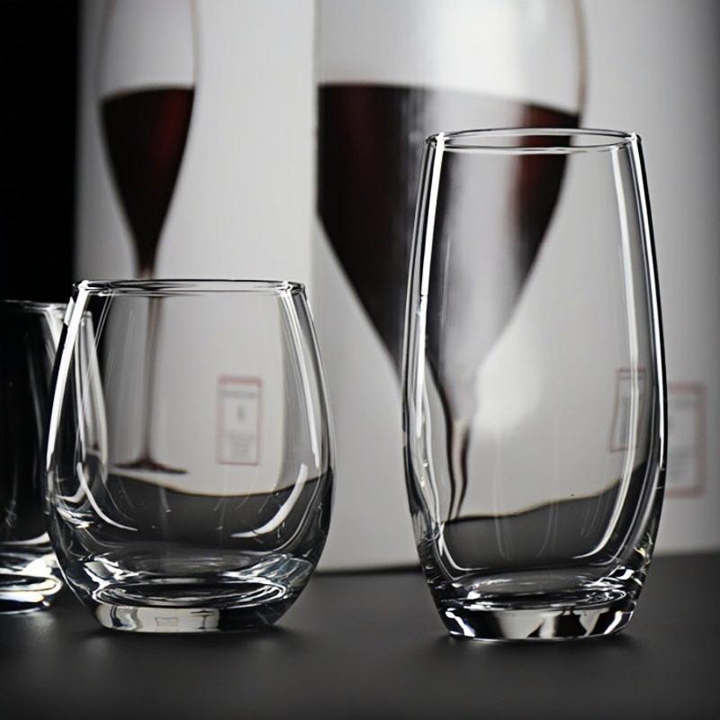 Wine To Beer To Liquor - 2pcs Whiskey Glass Clear Whiskey Bar