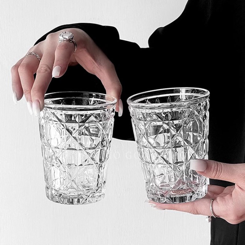 2pcs 310ml Vintage Diamond Pat - Wine To Beer To Liquor review and price