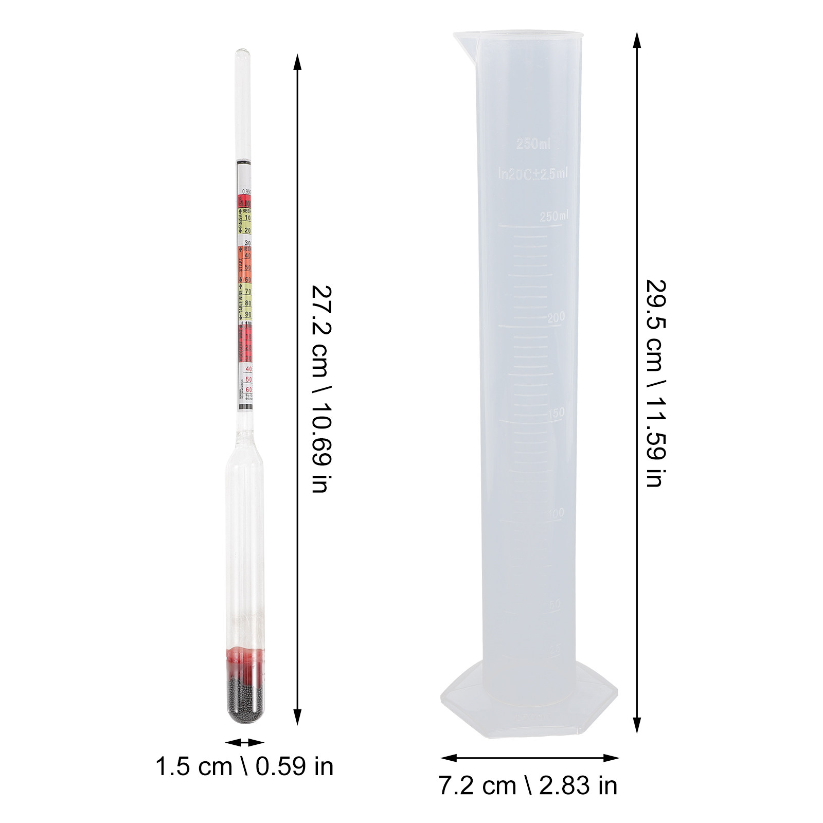1Set Hydrometer Kit Triple Sca - Wine To Beer To Liquor review and price