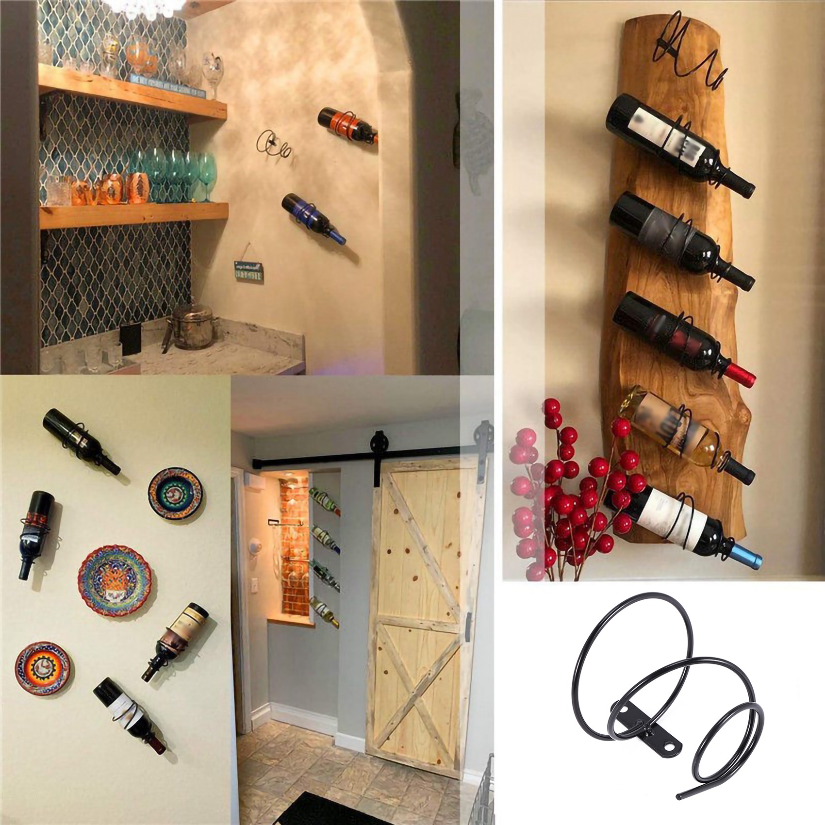 24-Hour Delivery 3Pack Simple  - Wine Rack Wall Mount review and price
