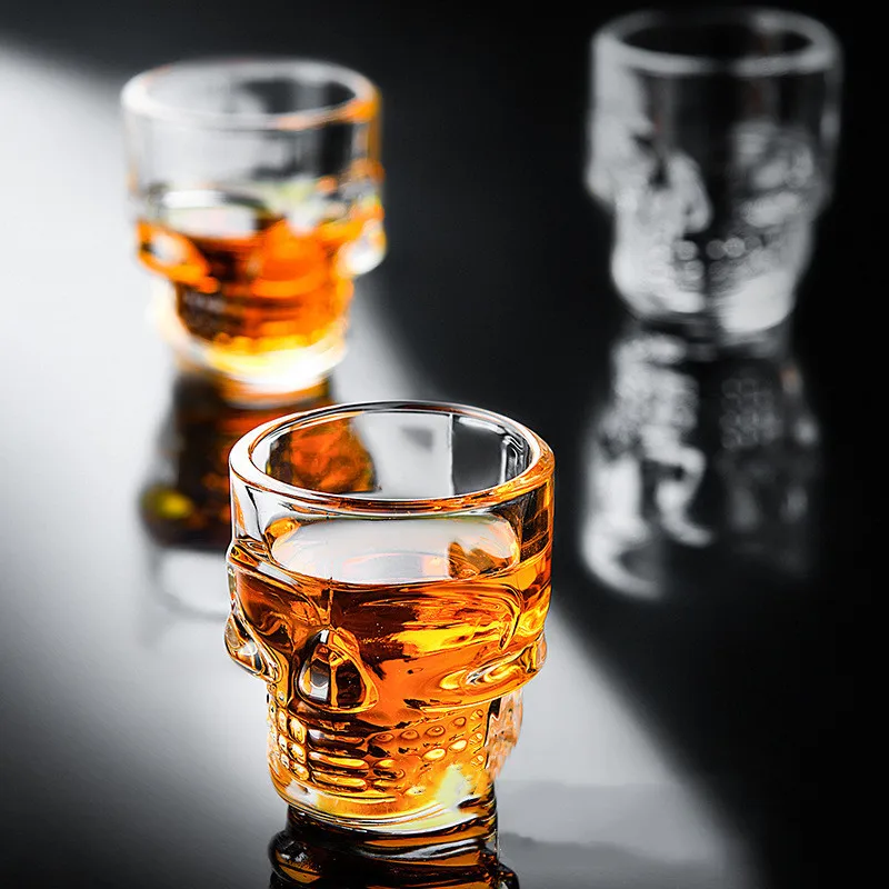 1/2Pcs Skull Head Shot Glass C - Wine To Beer To Liquor review and price