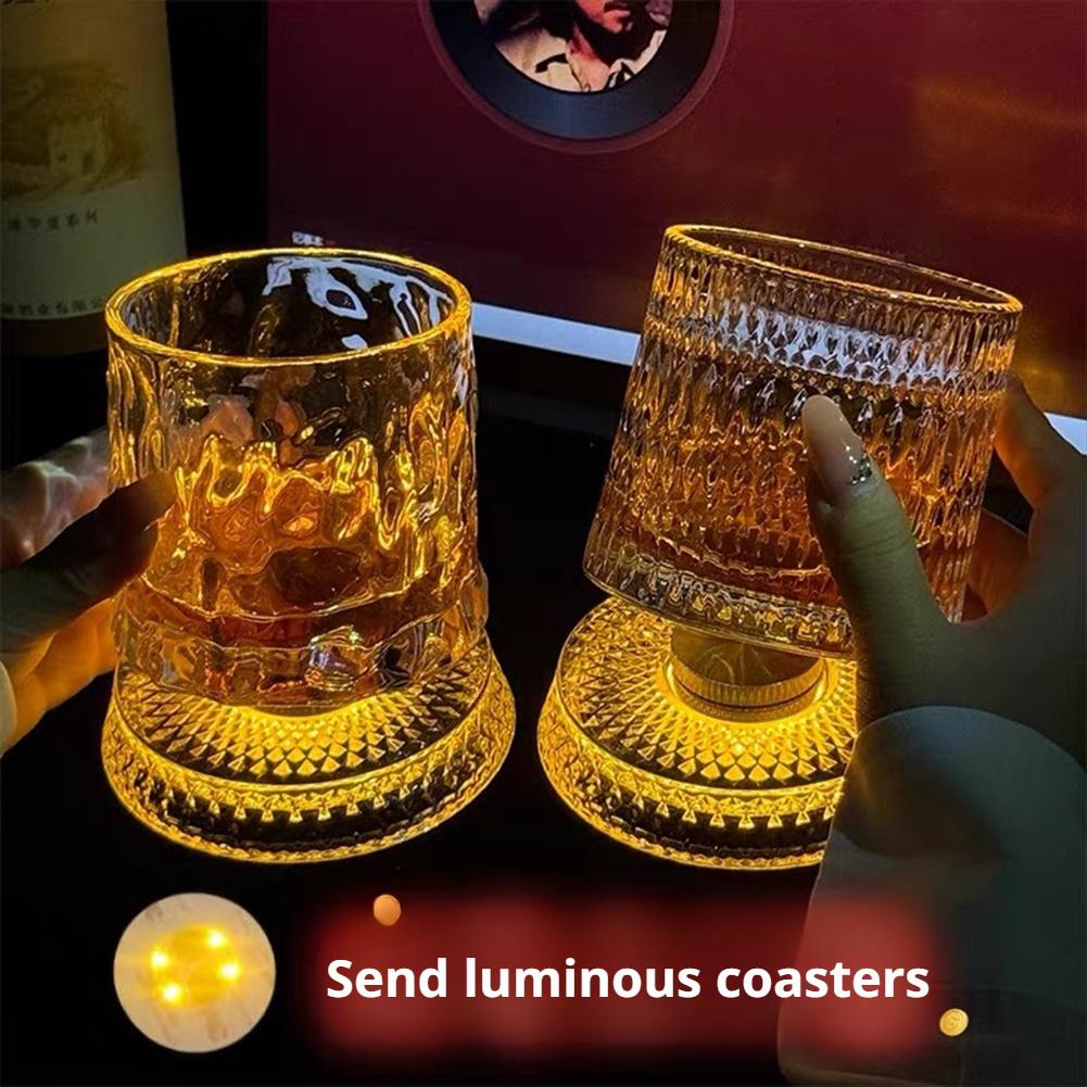Rotating Whiskey Glass Creativ - Wine To Beer To Liquor review and price