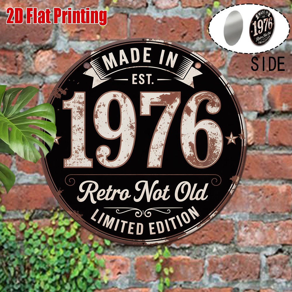 2D Flat, 1pc 1976 Vintage Meta - Wine Tag Label review and price