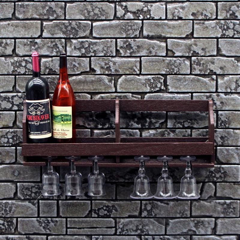 1 Set Dollhouse Simulation Wal - Wine Rack Wall Mount review and price
