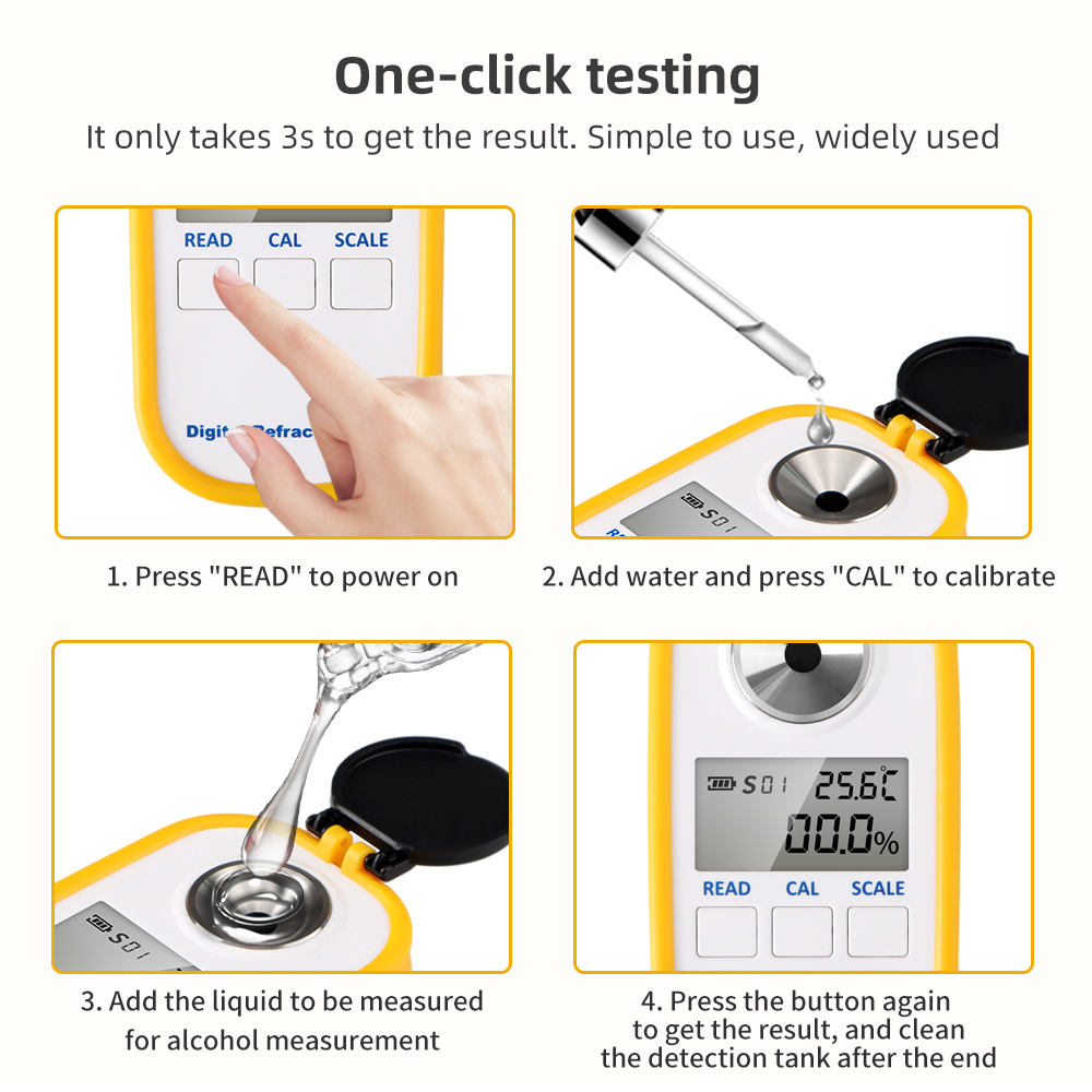 Digital Alcohol Refractometer  - Wine To Beer To Liquor review and price