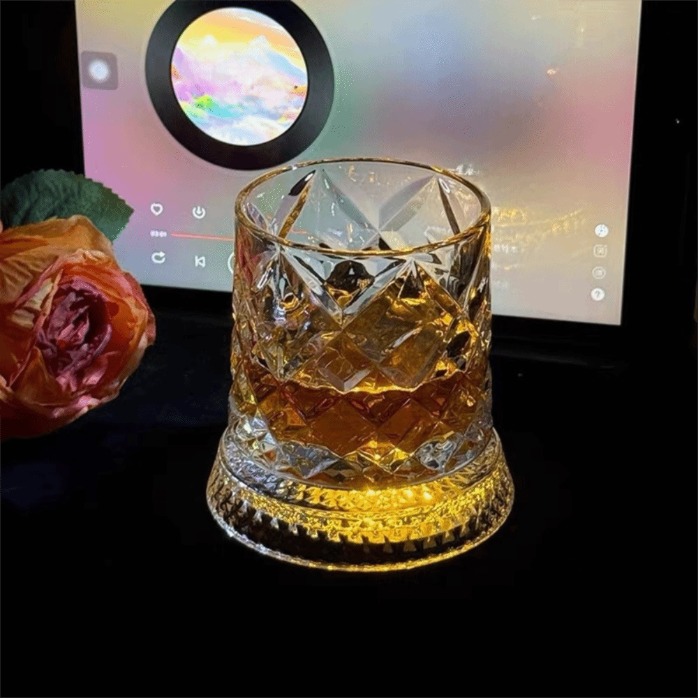 Unique 360 Degree Rotating Gla - Wine To Beer To Liquor review and price