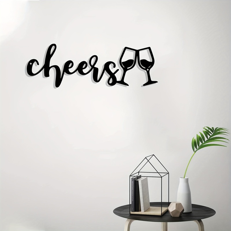To Wine Lovers: 1 Metal Wall A - Wine Or Beer review and price