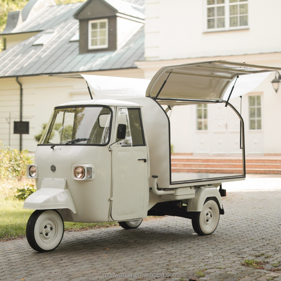 New Mobile Electric Piaggio Ap - Wine Beer Truck review and price