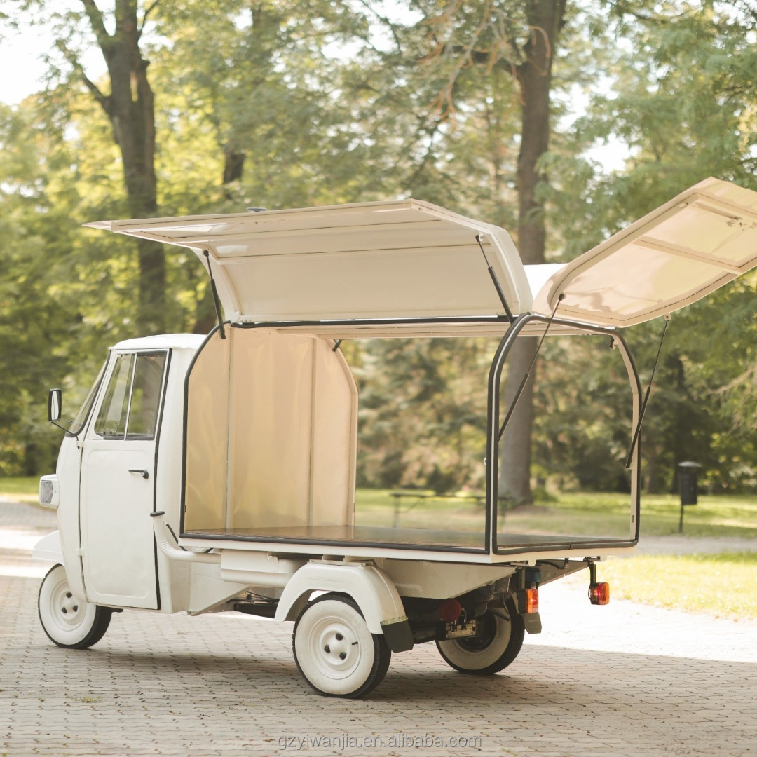 New Mobile Electric Piaggio Ap - Wine Beer Truck review and price
