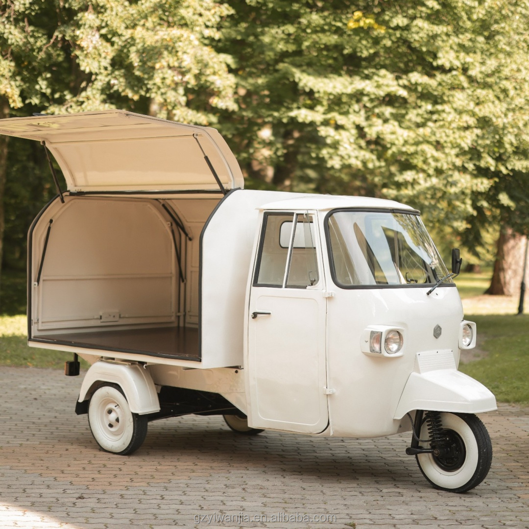 New Mobile Electric Piaggio Ap - Wine Beer Truck review and price