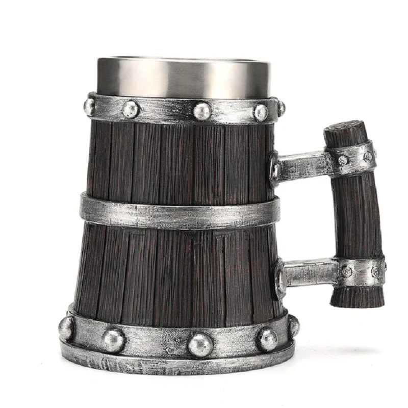Viking Wood Style Beer Mug 600 - Wine Beer Europe review and price