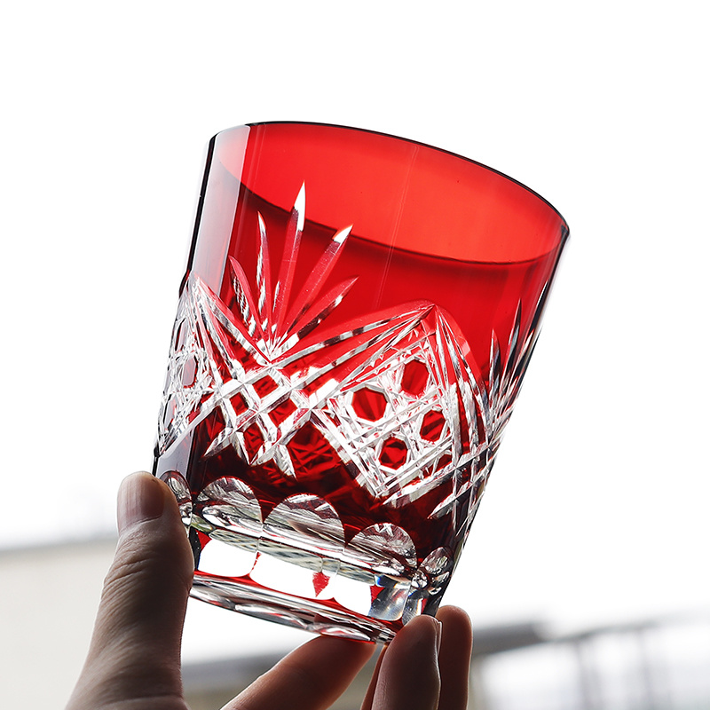Red Edo Crystal Whisky Glass J - Wine To Beer To Liquor review and price