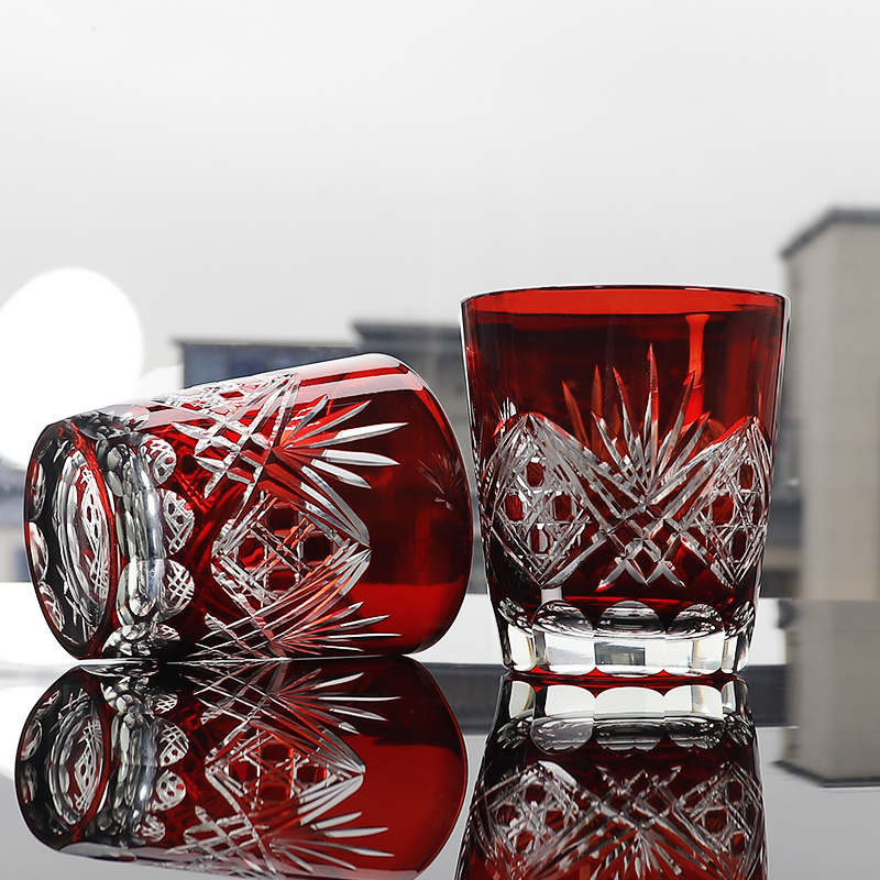Red Edo Crystal Whisky Glass J - Wine To Beer To Liquor review and price