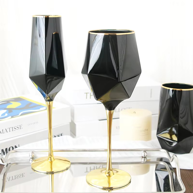 Pure Black Crystal Golden Edge - Wine Or Beer review and price