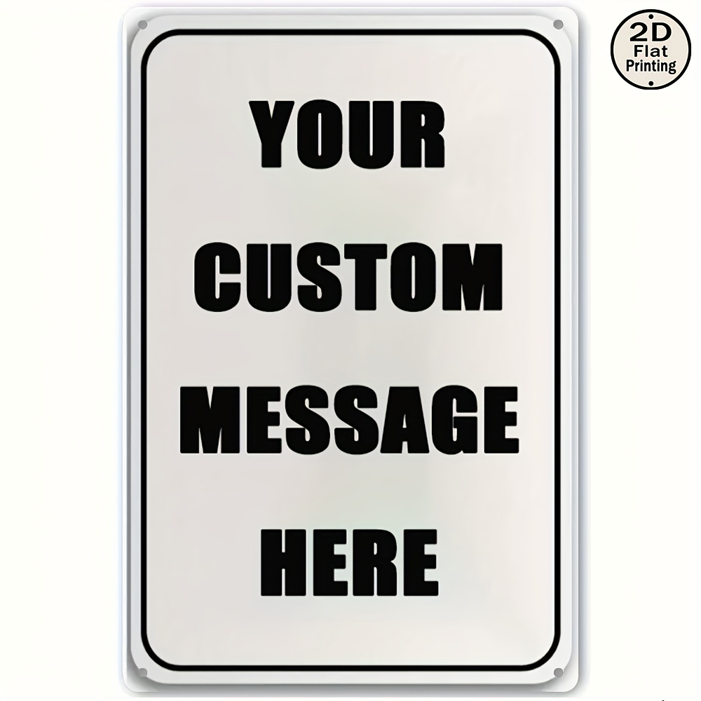 Custom Metal Tin Sign Personal - Wine Tag Label review and price
