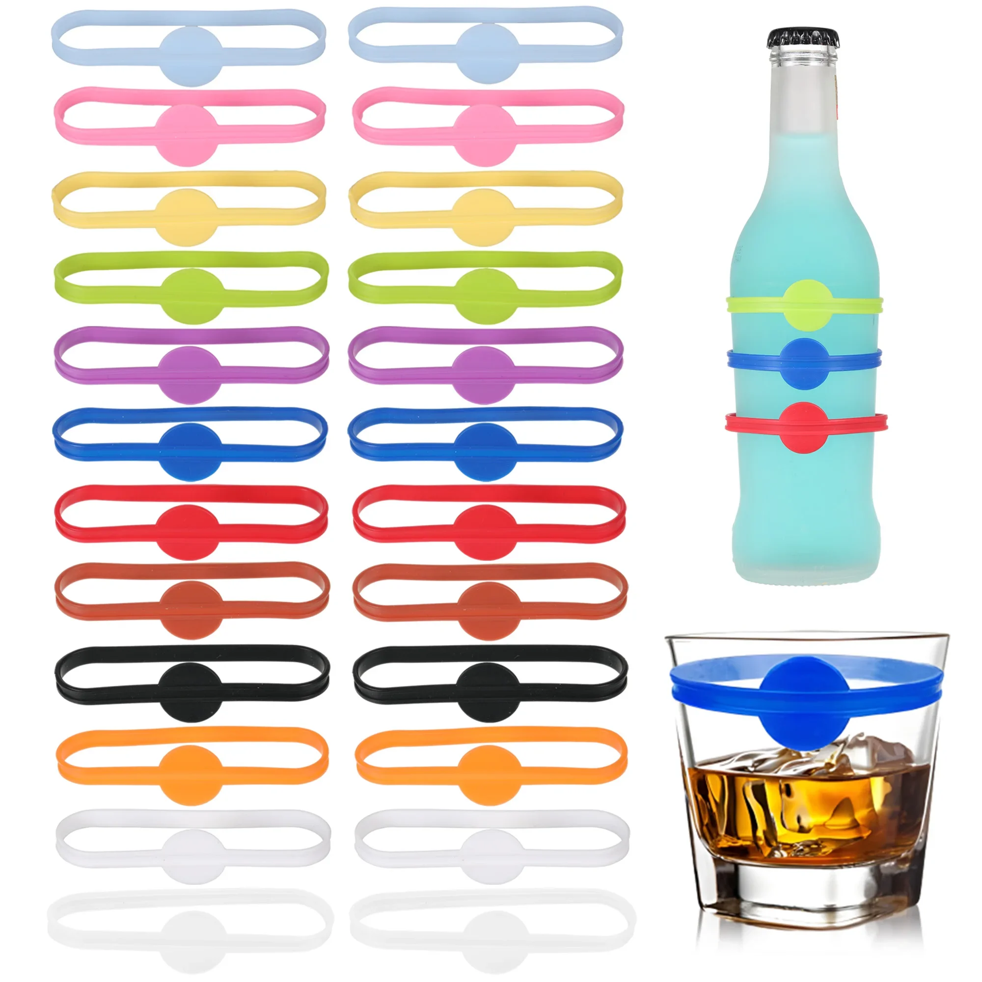 24pcs Wine Labels Glasses Drin - Wine Or Beer review and price